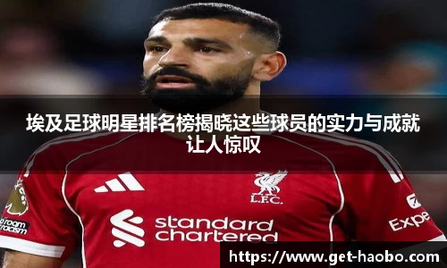 埃及足球明星排名榜揭晓这些球员的实力与成就让人惊叹